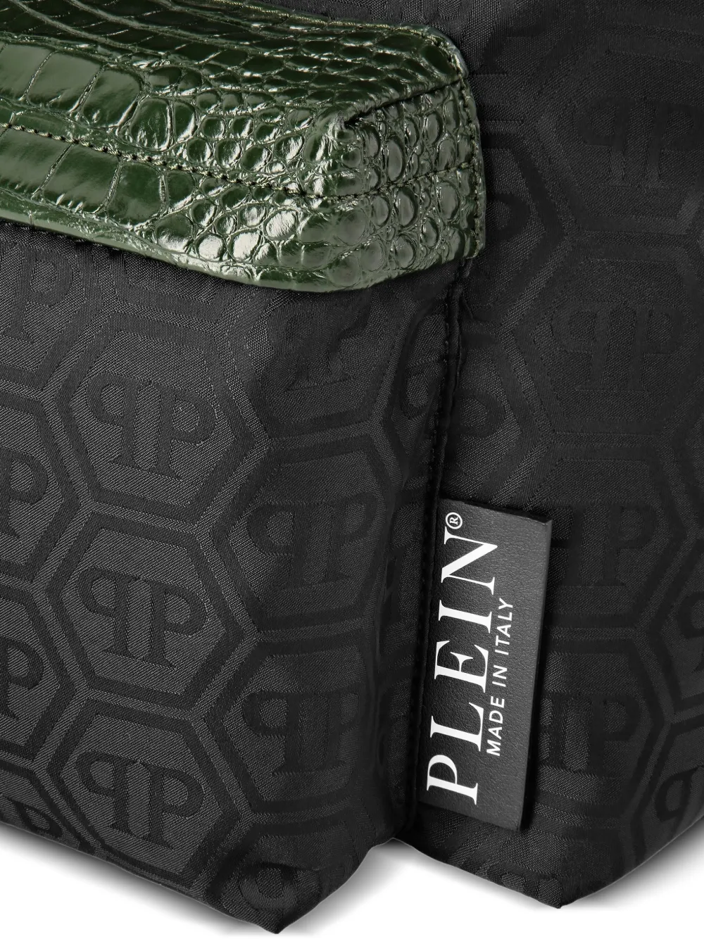 Philipp Plein Hexagon-monogram Backpack In Black