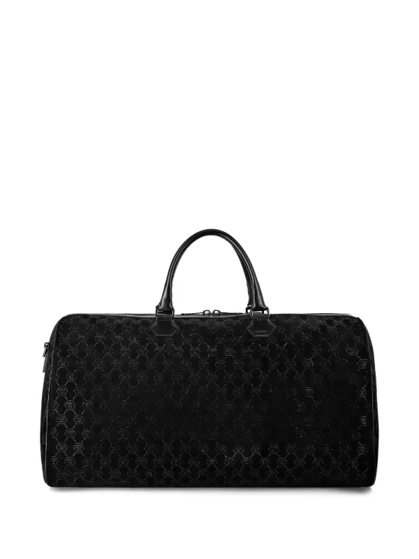 Philipp Plein Sac De Voyage à Motif Monogrammé Noir FARFETCH FR - Main Image