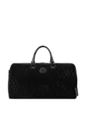 Philipp Plein logo-pattern travel bag - Black
