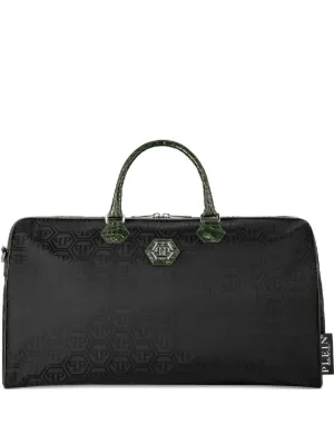 Moschino ロゴ ボストンバッグ | ブラック | FARFETCH JP