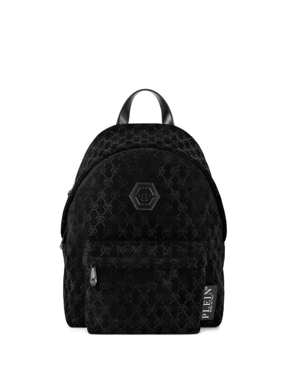 Philipp Plein hexagon-rhinestone backpack | Black | Image 1