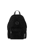 Philipp Plein hexagon-rhinestone backpack - Black