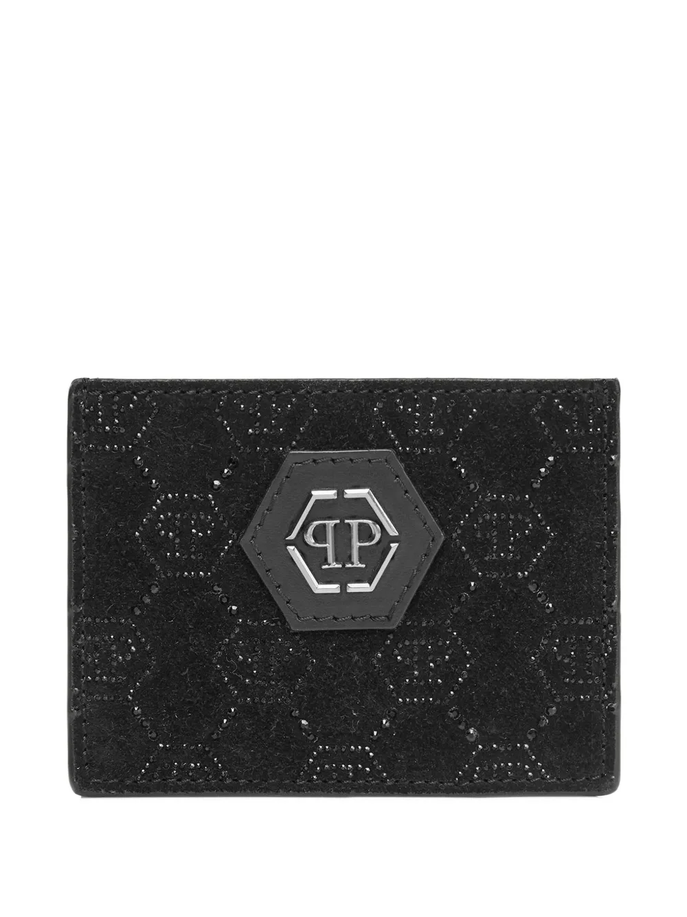 Philipp Plein Portacarte con decorazione - Nero