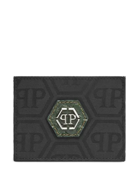 Philipp Plein logo-plaque cardholder