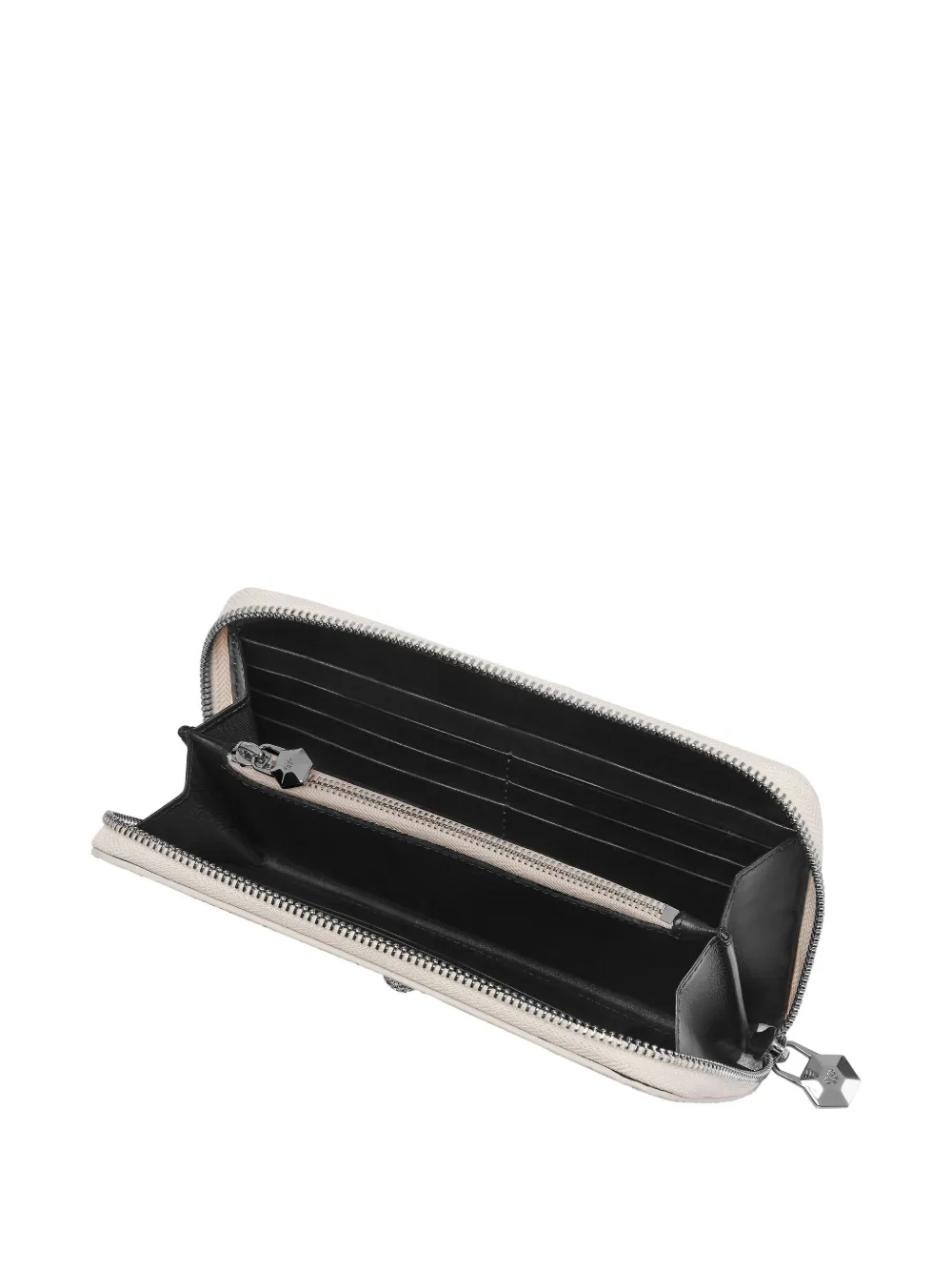 Philipp Plein Portemonnee met krokodillenprint - Beige