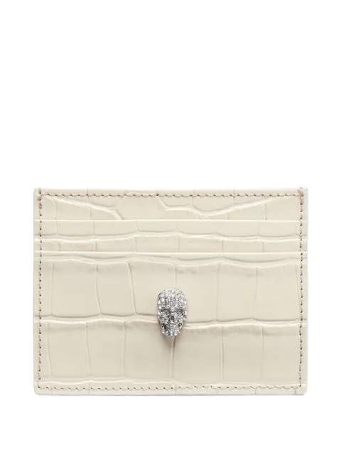 Philipp Plein crocodile-print cardholder