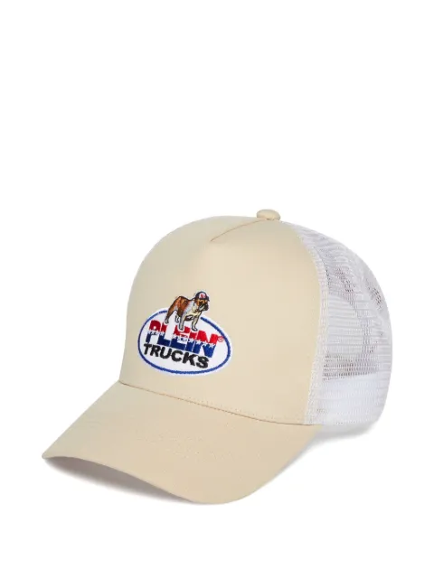 Philipp Plein bulldog-emblem mesh cap