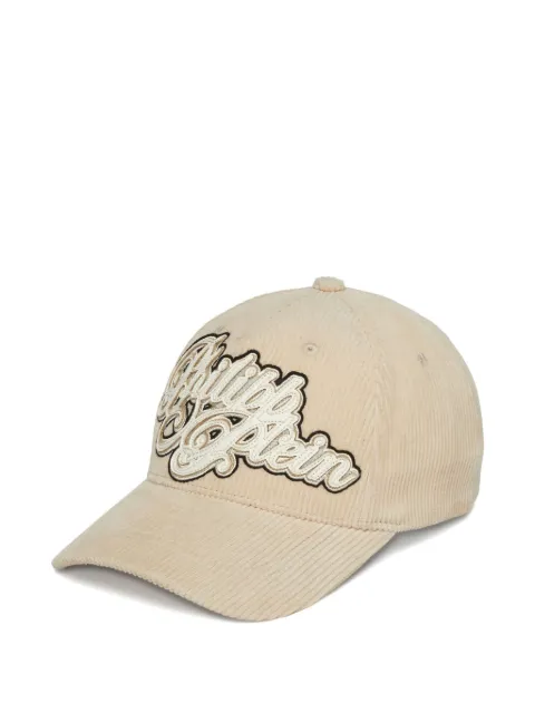 Philipp Plein corduroy logo cap
