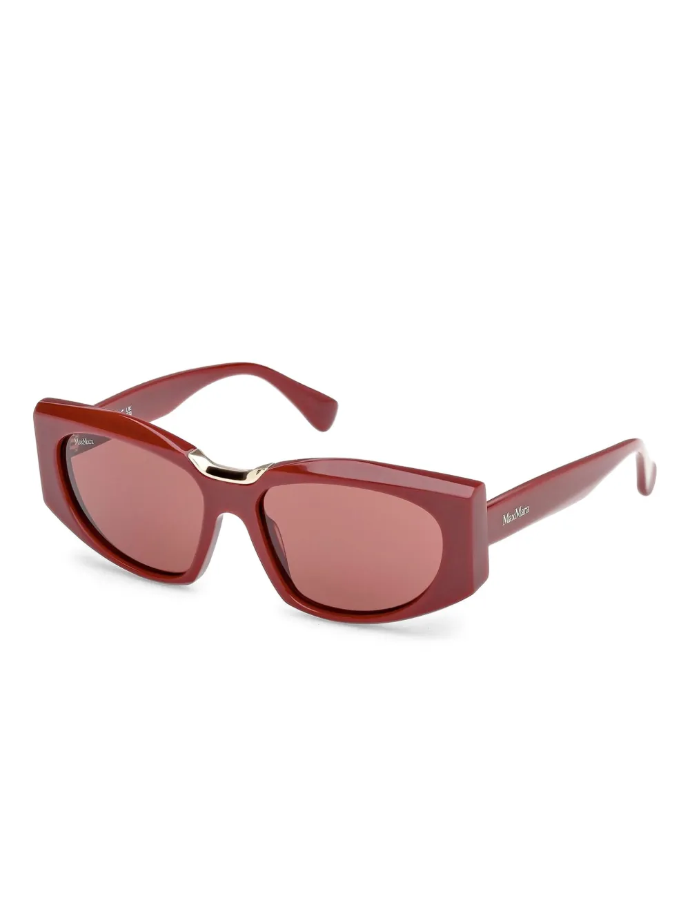 Max Mara Eyewear geometric-frame sunglasses | Red | Image 1