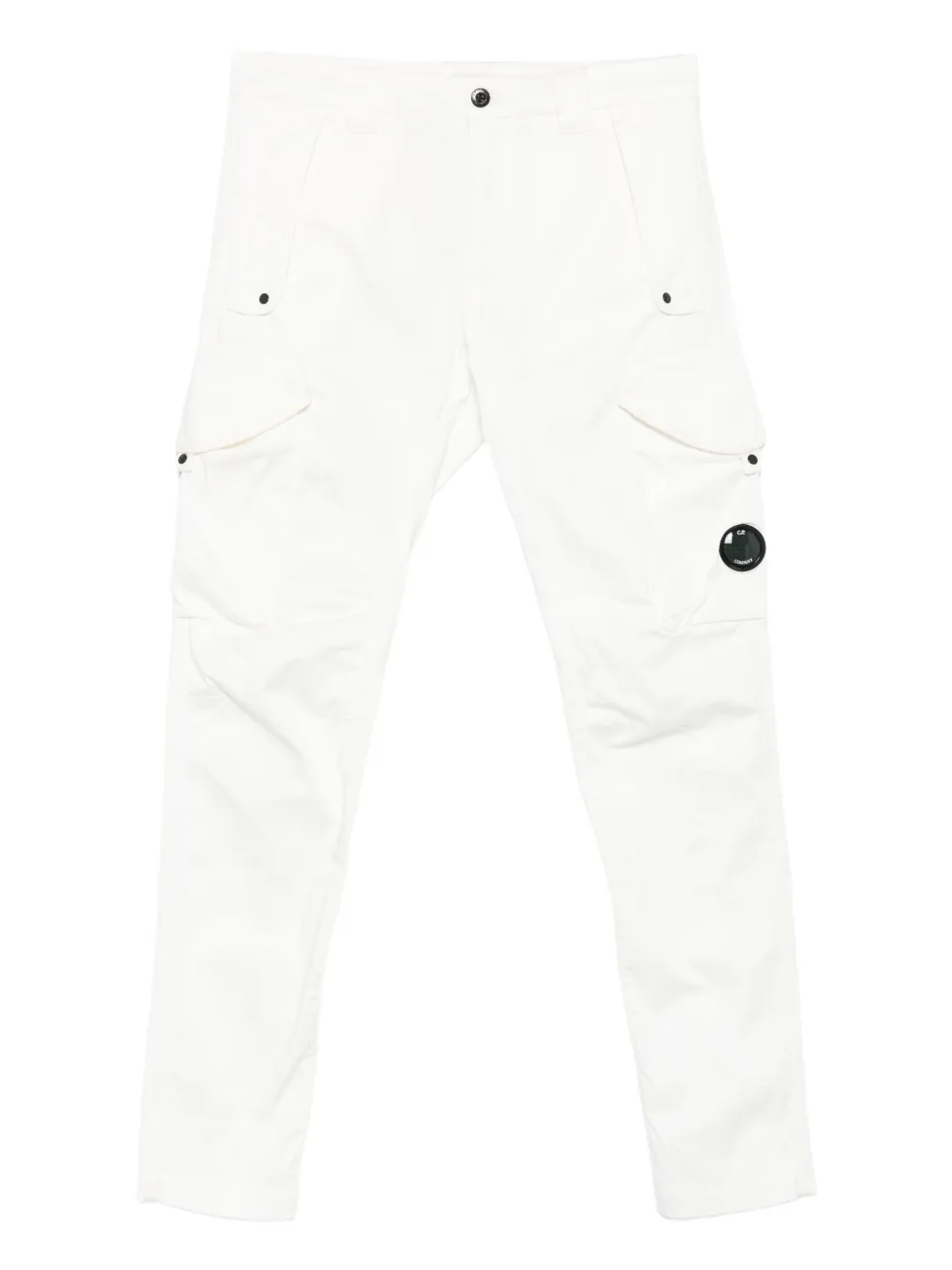 C.P. Company Broek met cargo zak Wit
