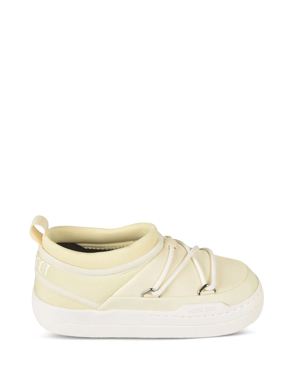 Moon Boot Park Icon lace-up flat sneakers Yellow