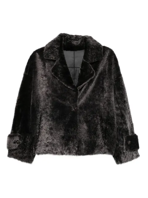 Manzoni 24 shearling button jacket