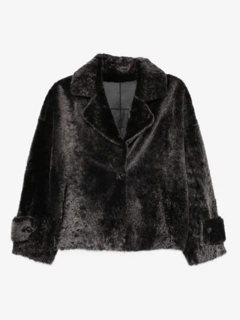 Manzoni 24 shearling button jacket
