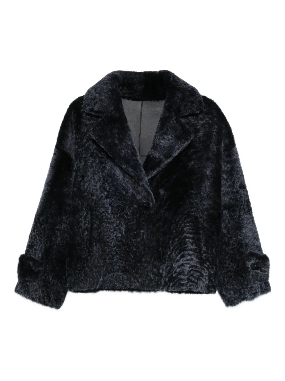 Manzoni 24 shearling button-closure jacket | Blue | Image 1