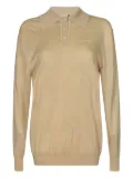 Miu Miu long-sleeves polo shirt - ALBINO