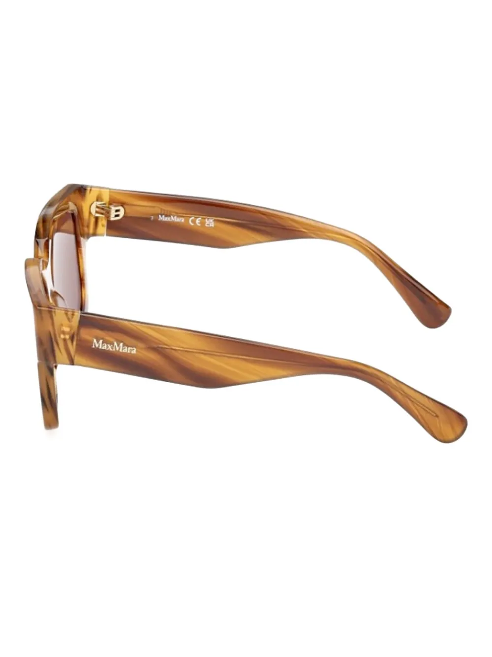 Max Mara Eyewear striped rectangle sunglasses | Image 2