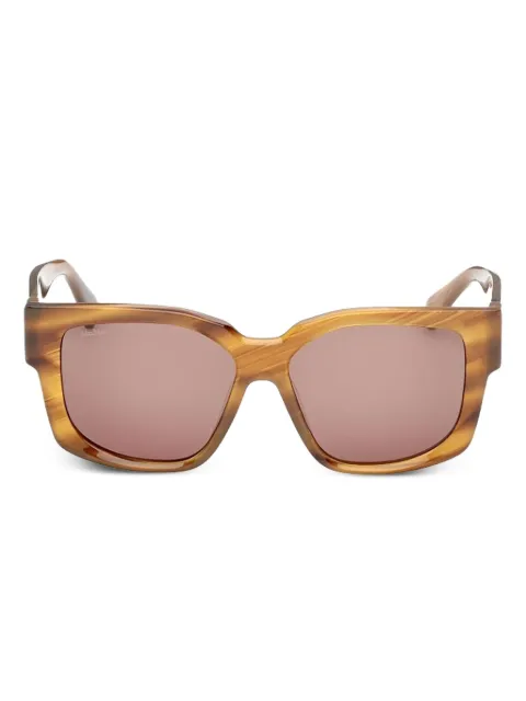 Max Mara Eyewear striped rectangle sunglasses