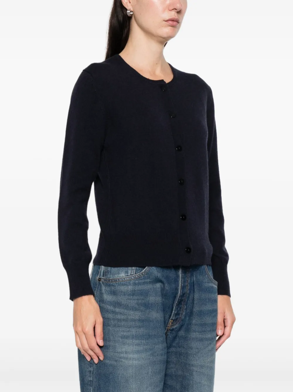 Purotatto Buttoned Cardigan In Black