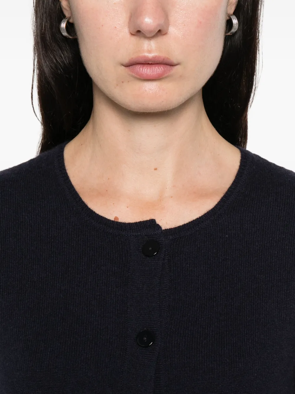 Purotatto Buttoned Cardigan In Black