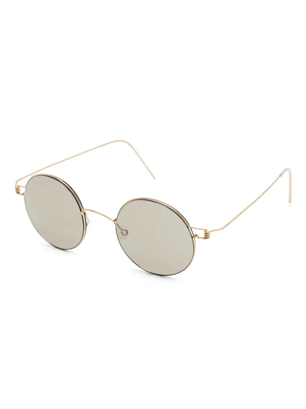 Lindberg round-frame sunglasses - Goud