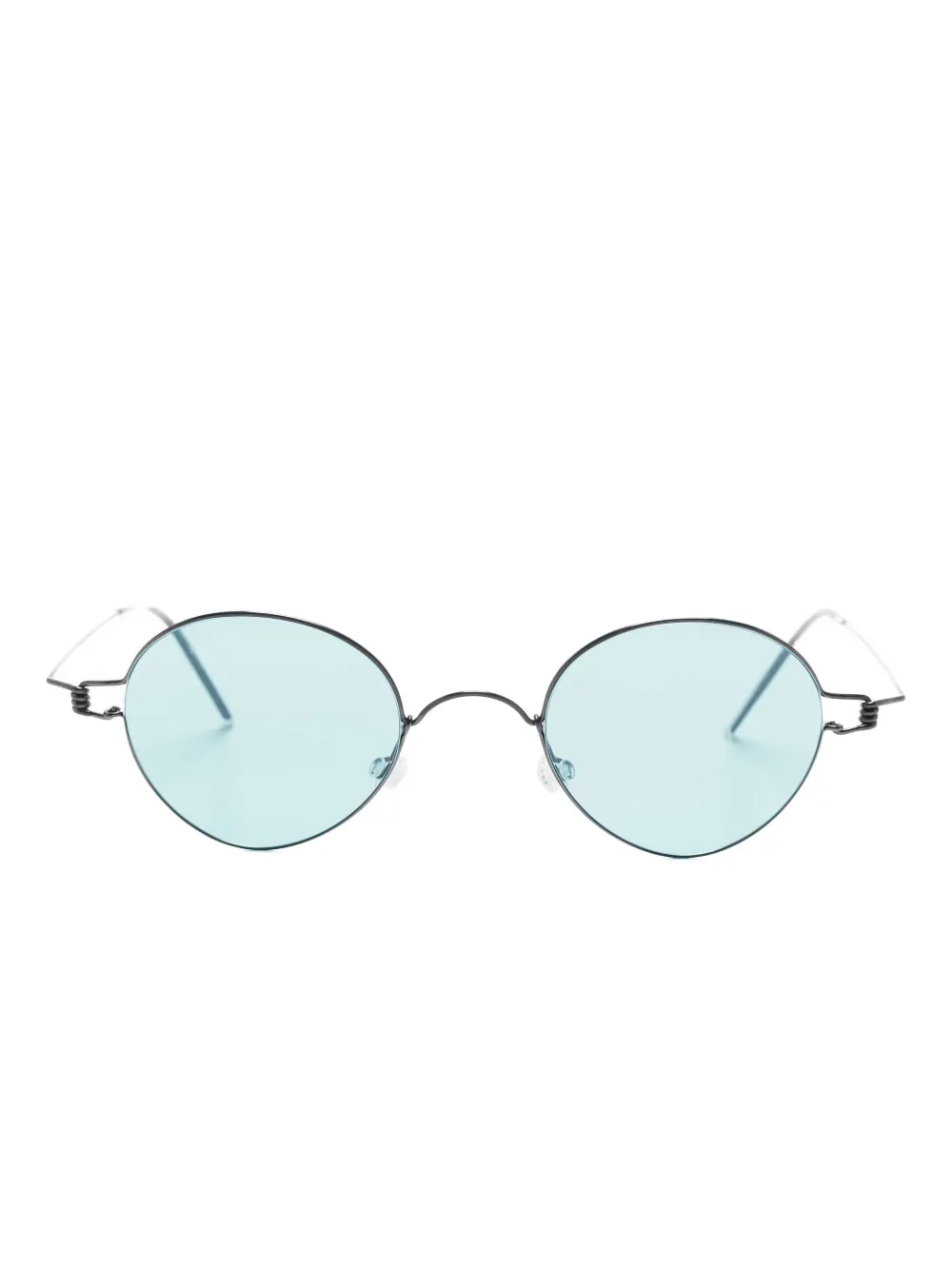 Lindberg 8224 titanium oval-frame sunglasses | Black | Image 1