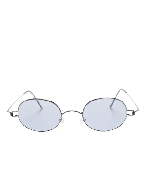 Lindberg 8217 oval-frame titanium sunglasses
