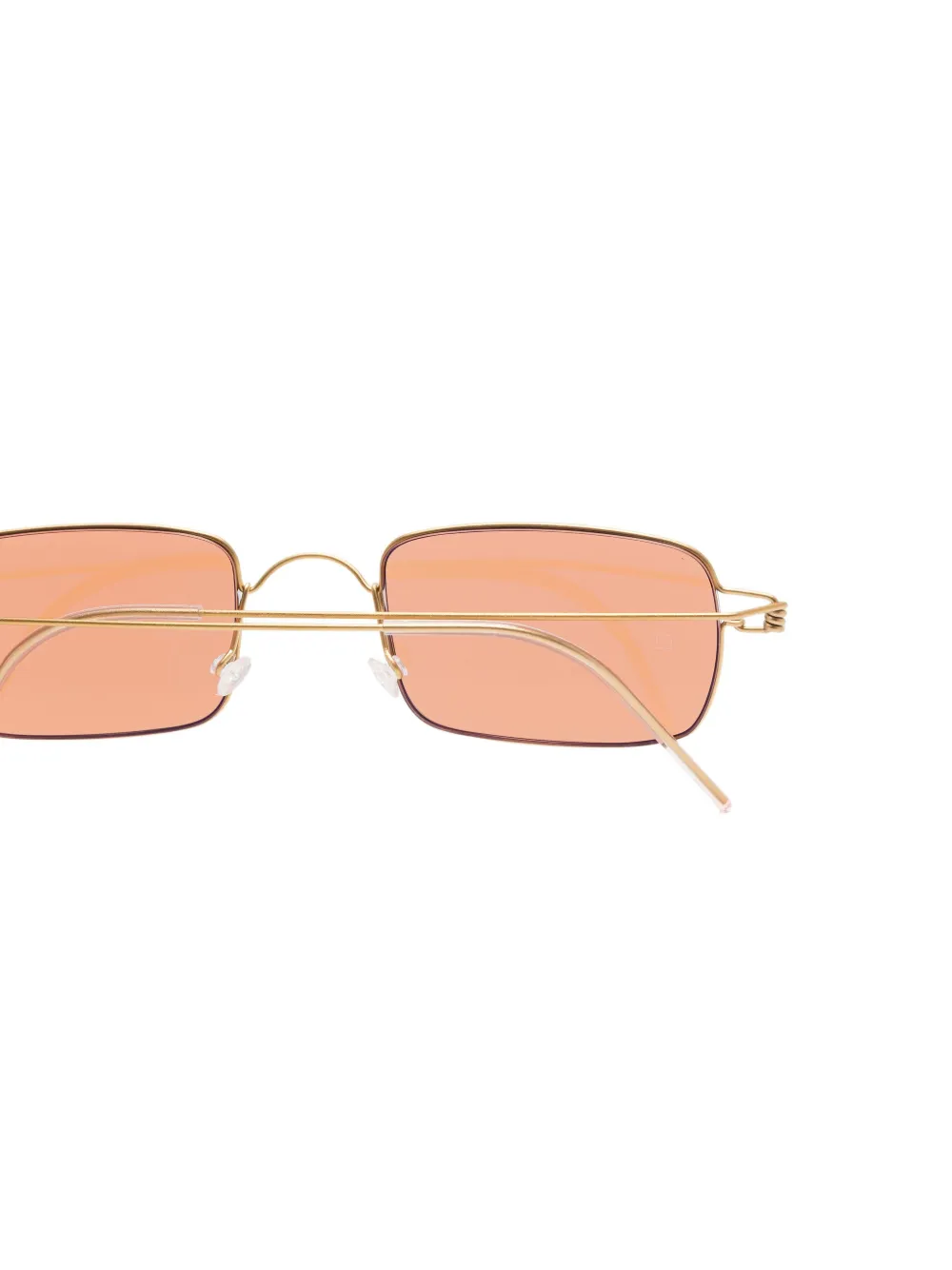 Lindberg 8220 titanium rectangle sunglasses Goud