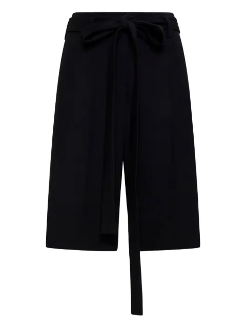 Valentino Garavani self-tie sash wool shorts