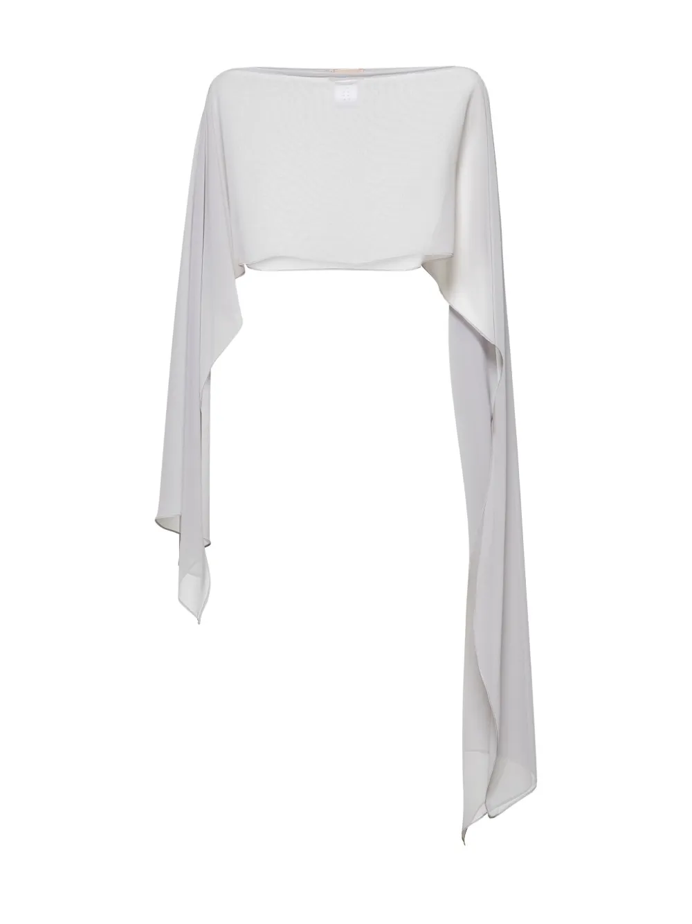 Blanca Vita Selce asymmetrische sjaal met boothals Grijs