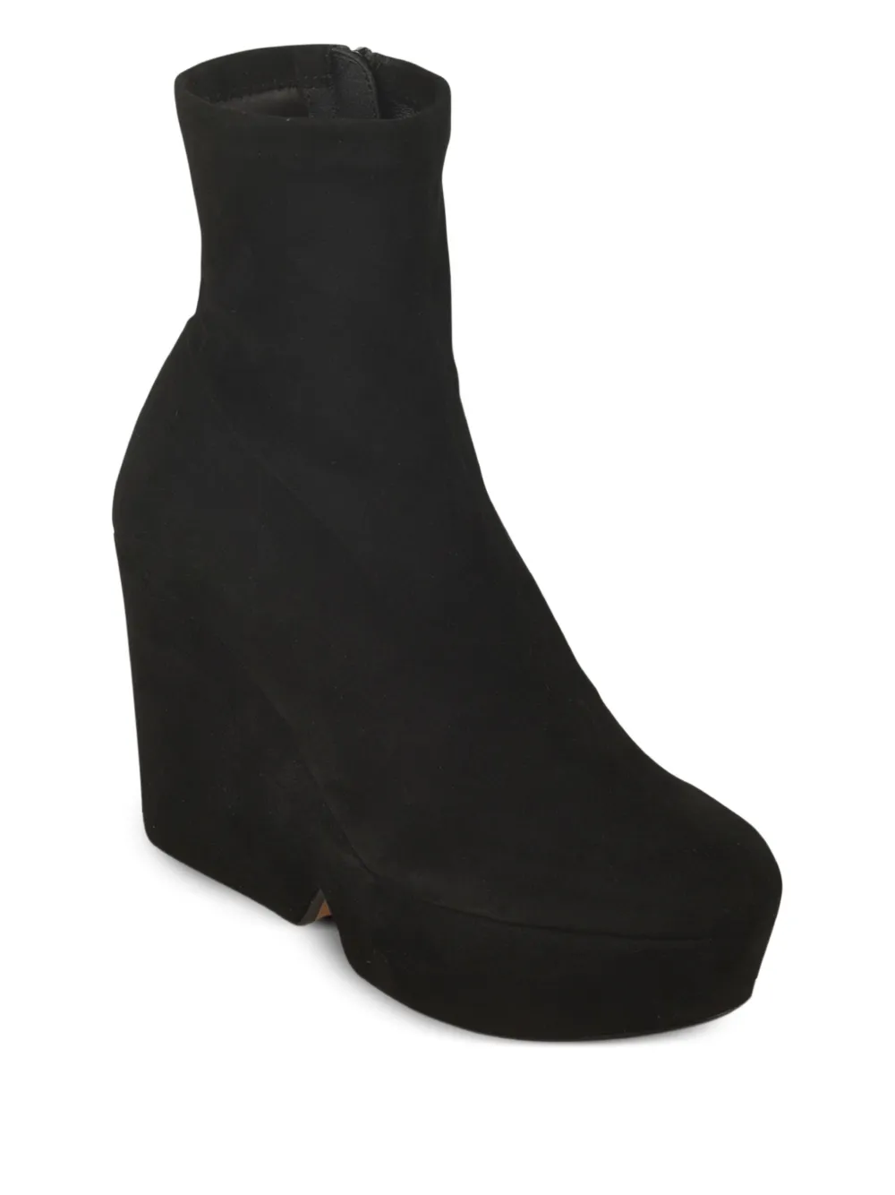 Clergerie 110mm platform suede boots Black