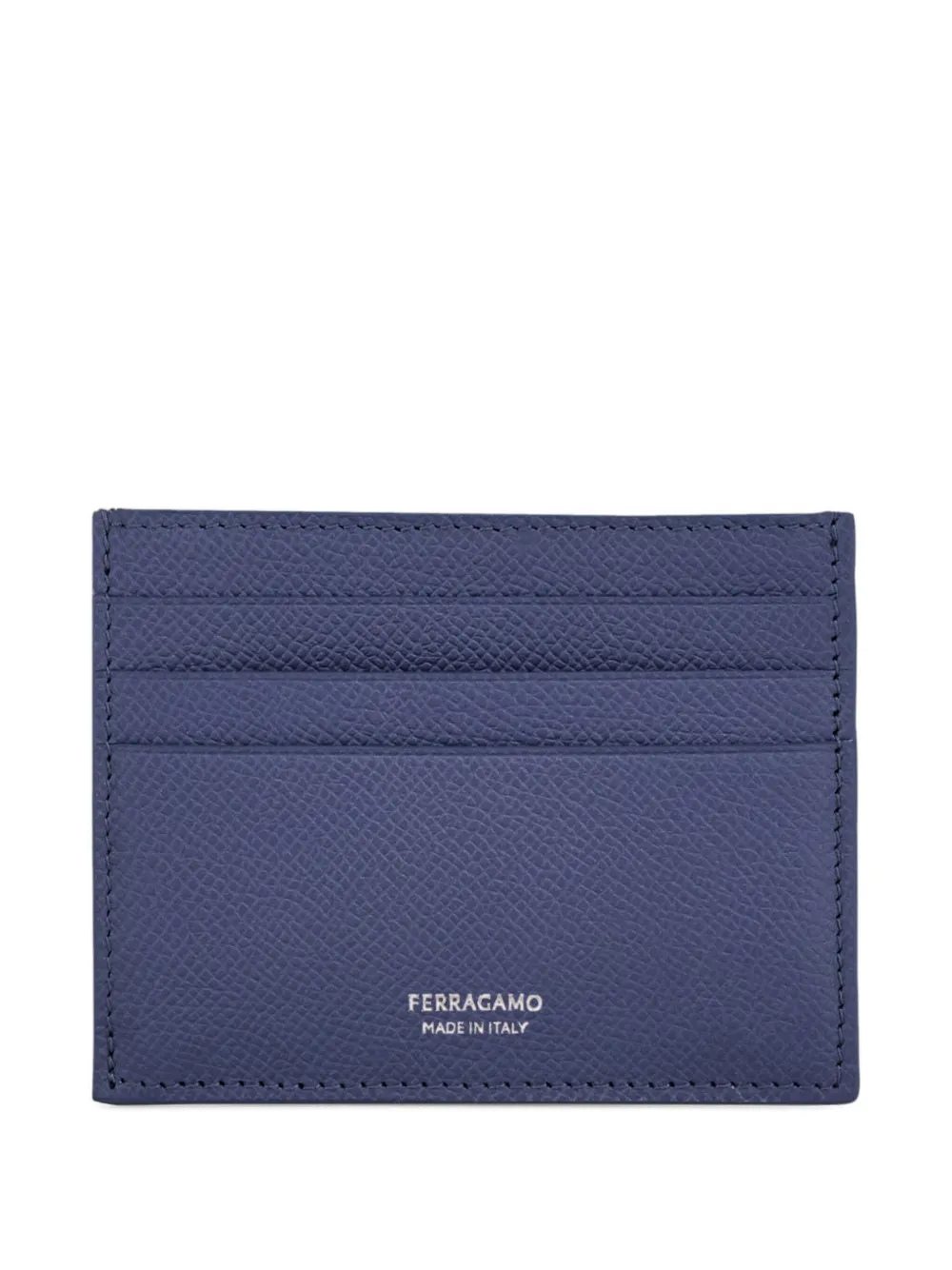 Ferragamo Gancini pasjeshouder met kaartsleuven Blauw