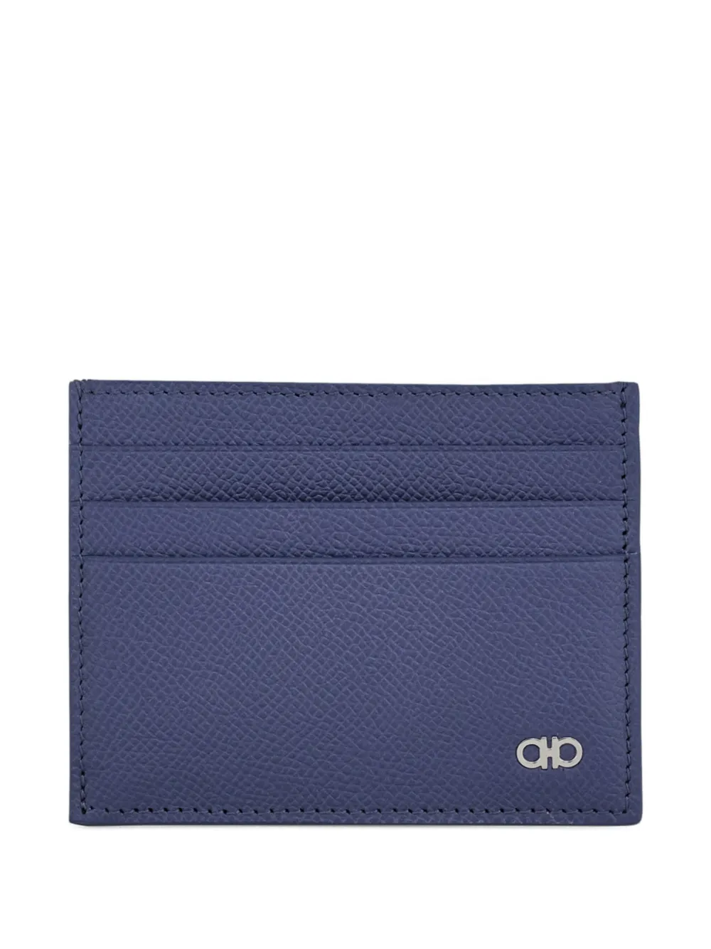 Ferragamo Gancini Card-slots Cardholder In Blue