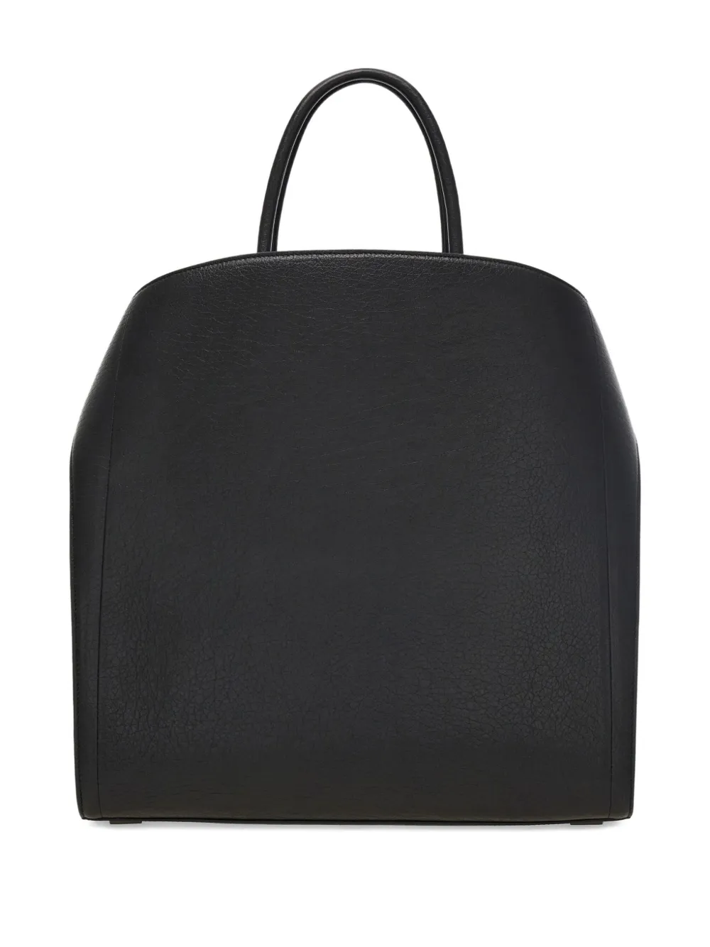 Ferragamo Hug Gancini -buckle calfskin tote bag Zwart