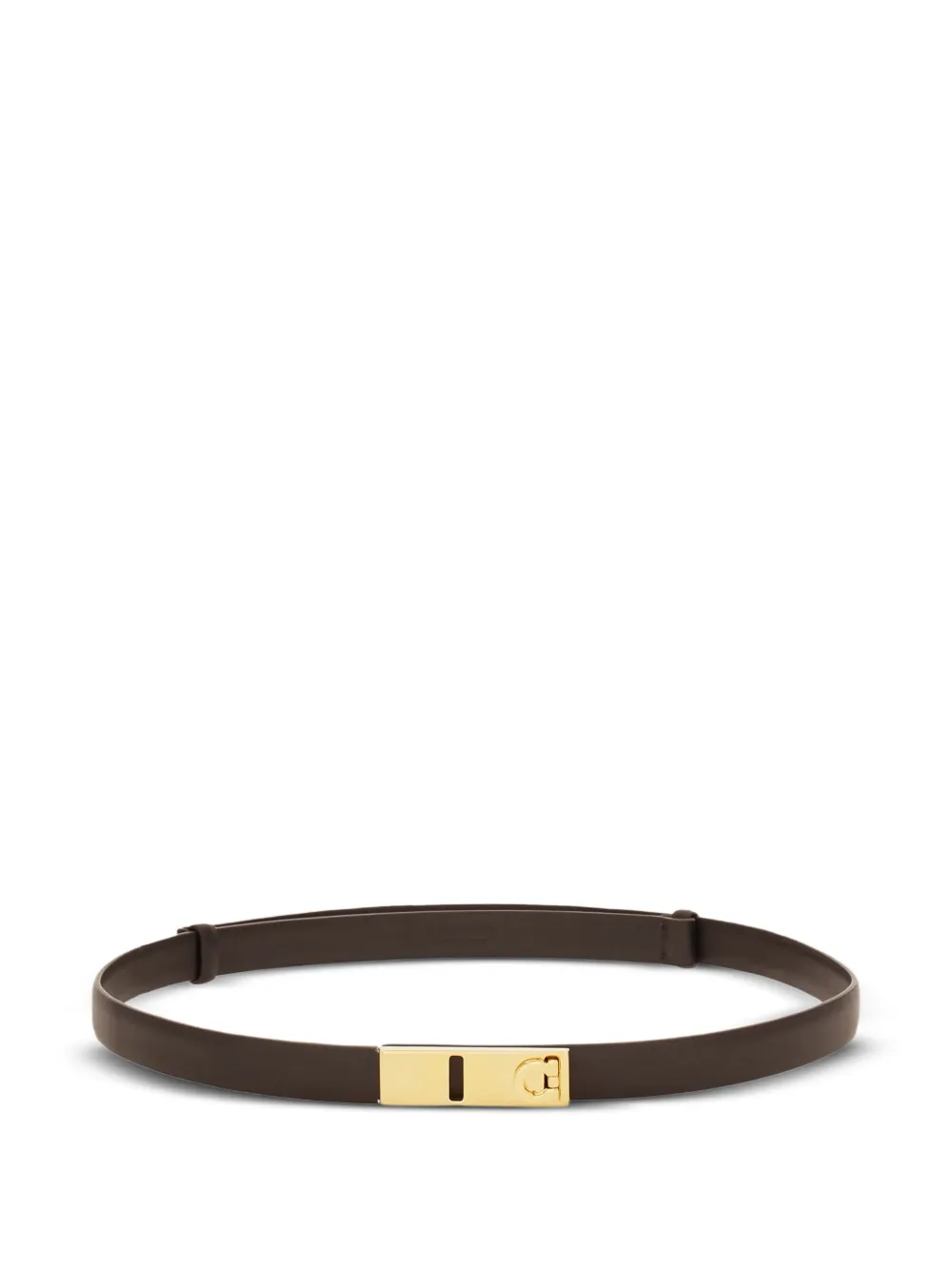 Ferragamo Hug calfskin-leather belt | Brown | Image 1
