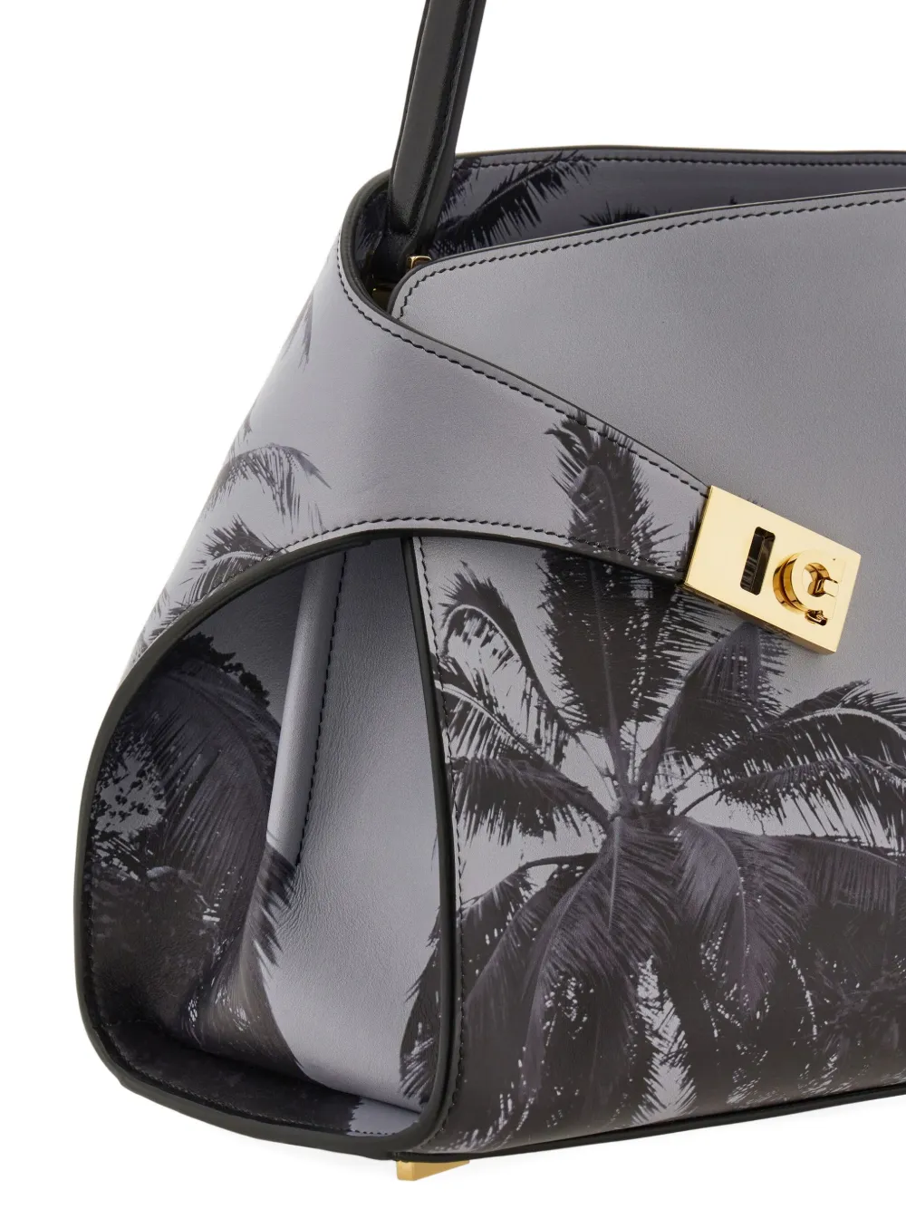 Ferragamo Medium Hug Shoulder Bag In Gray