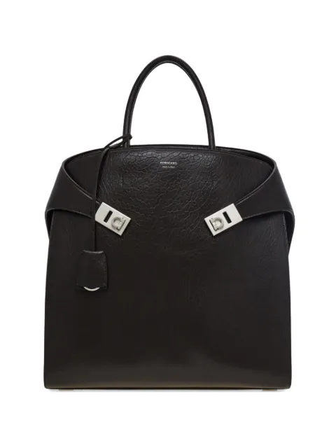 Ferragamo Hug Gancini-buckle tote bag