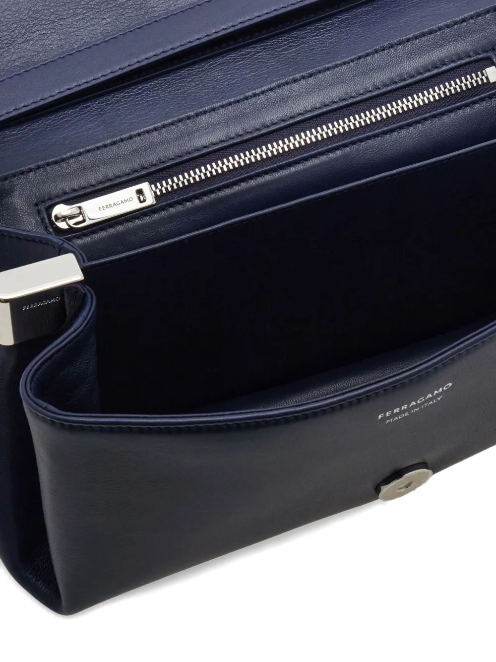 Ferragamo Crossbodytas met omslag Blauw