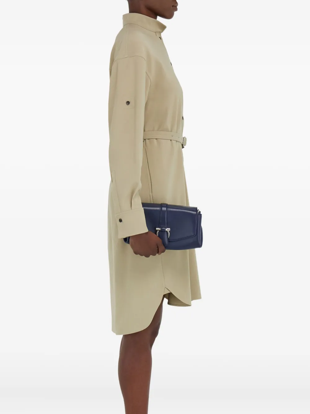 Ferragamo Crossbodytas met omslag Blauw