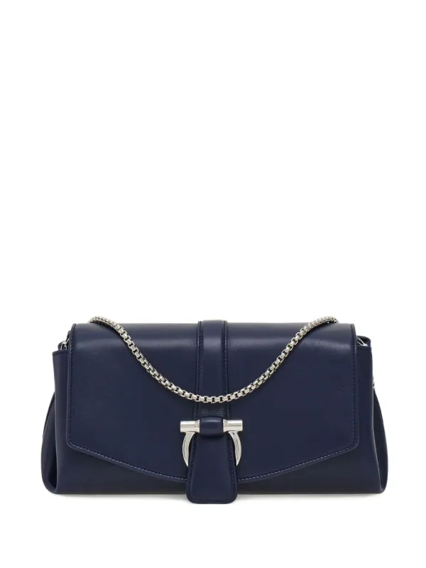 Ferragamo フラップ ショルダーバッグ | ブルー | FARFETCH JP