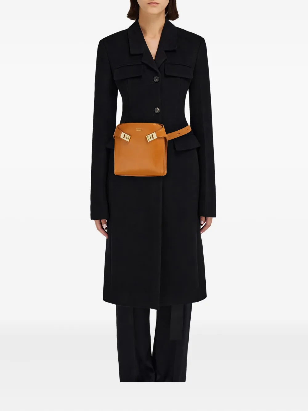 Ferragamo Hug logo-detail belt bag - Bruin