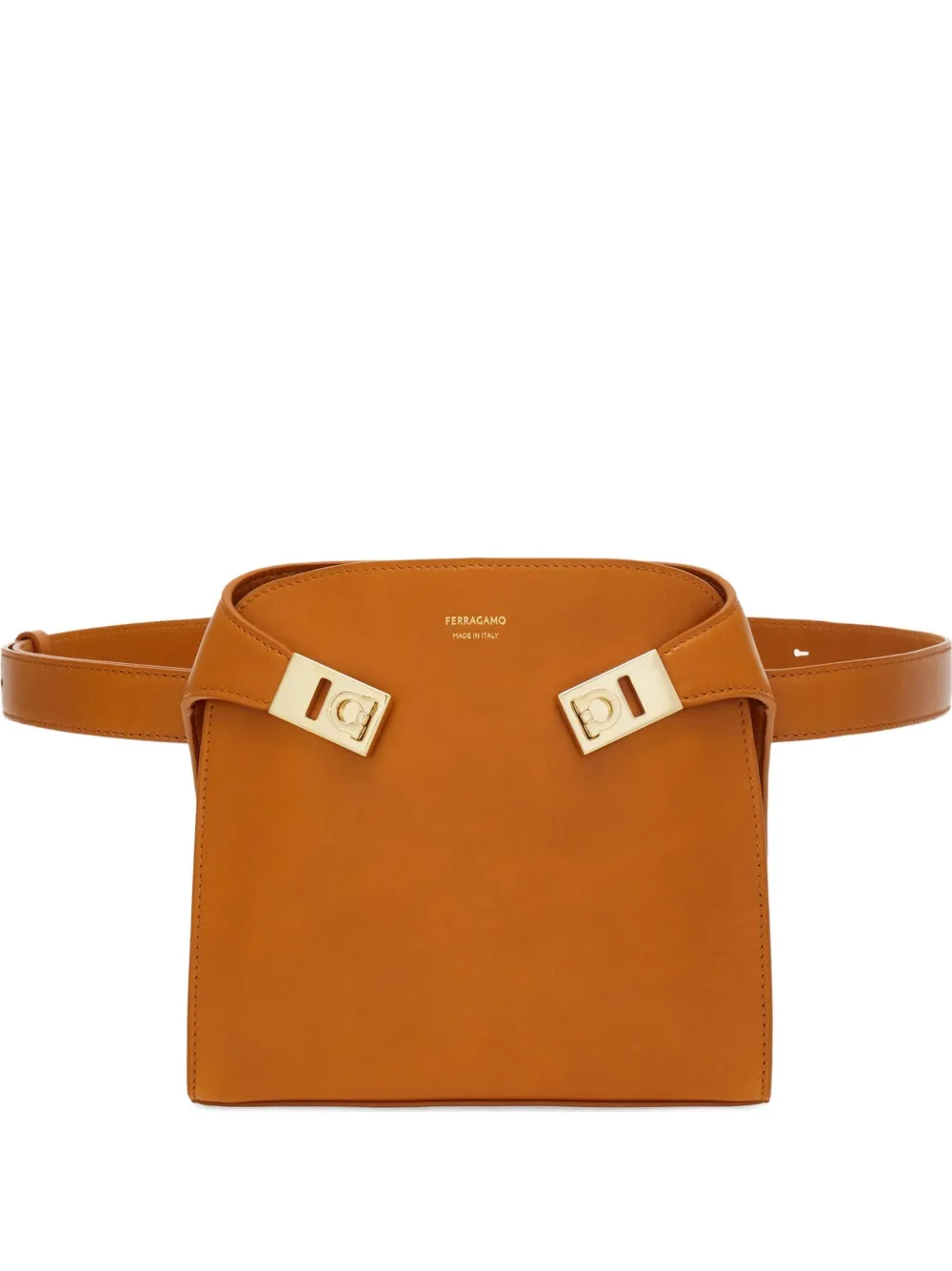 Ferragamo Hug logo-detail belt bag Bruin