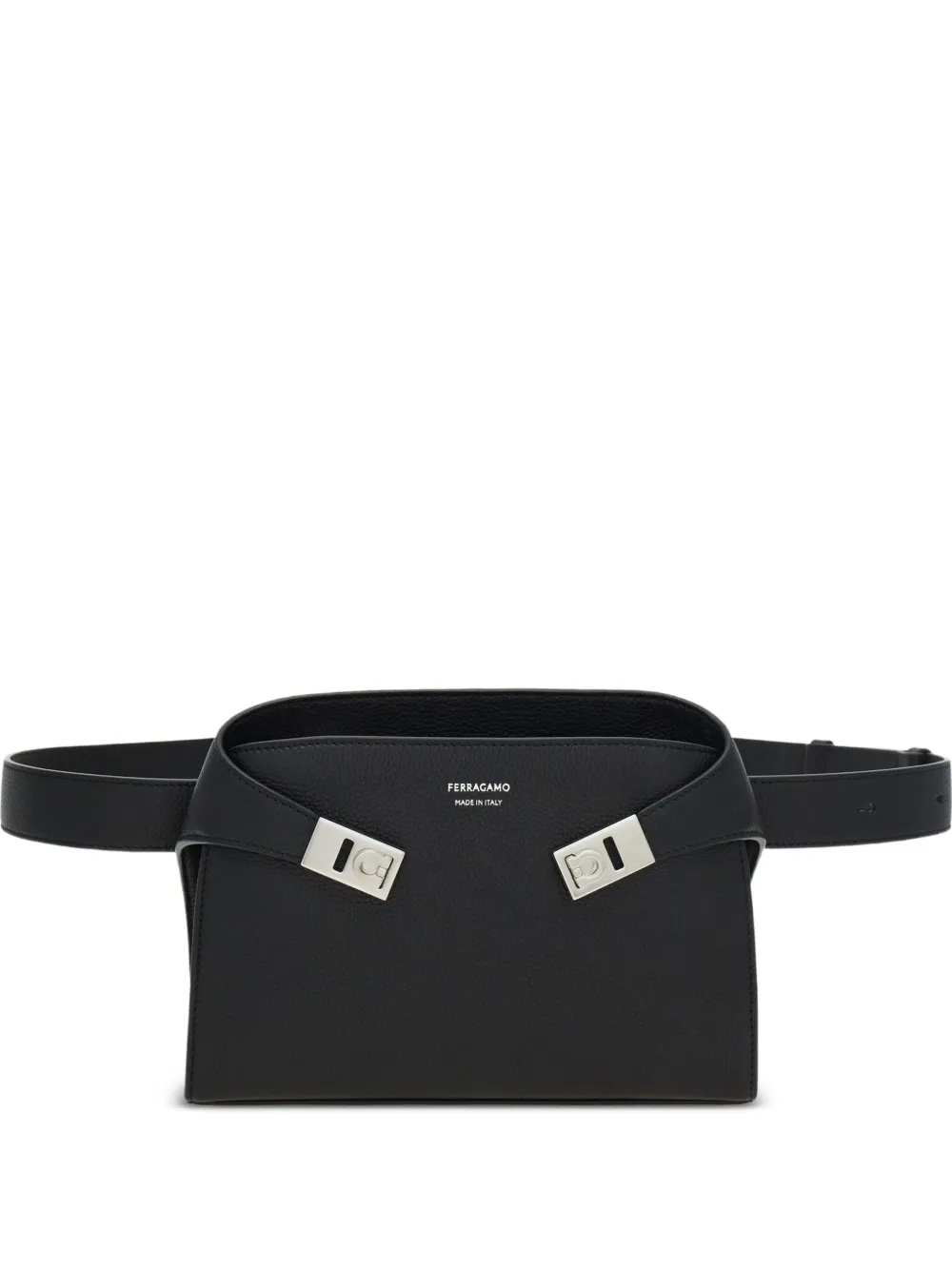 Ferragamo bridge-closure belt bag | Black | Image 1