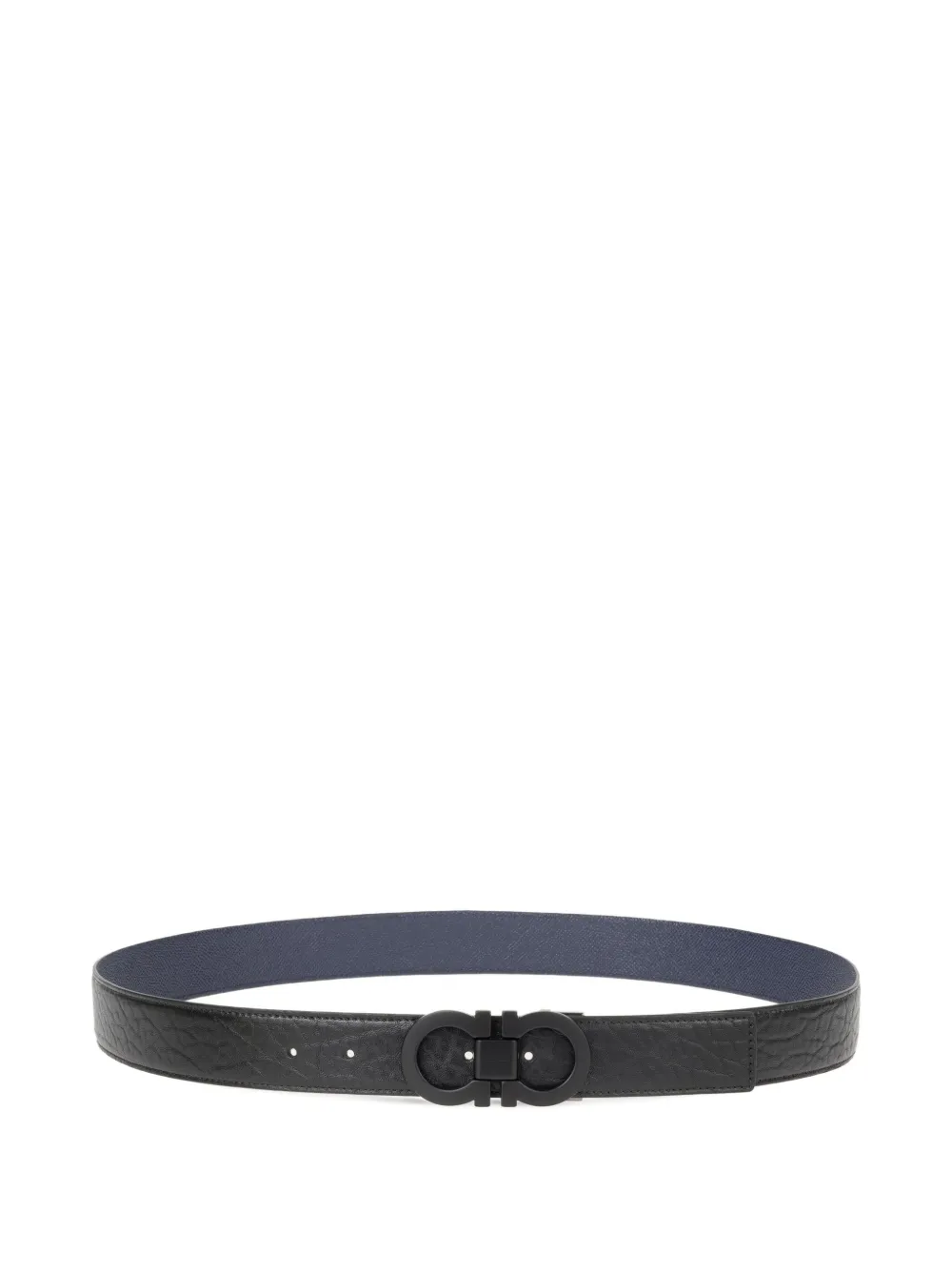 Ferragamo Gancini reversible leather belt | Black | Image 1