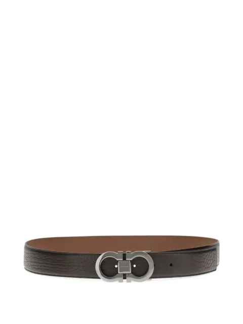 Ferragamo Gancini-buckle leather belt