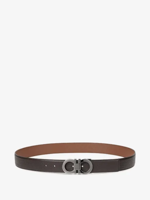 Ferragamo Gancini-buckle leather belt
