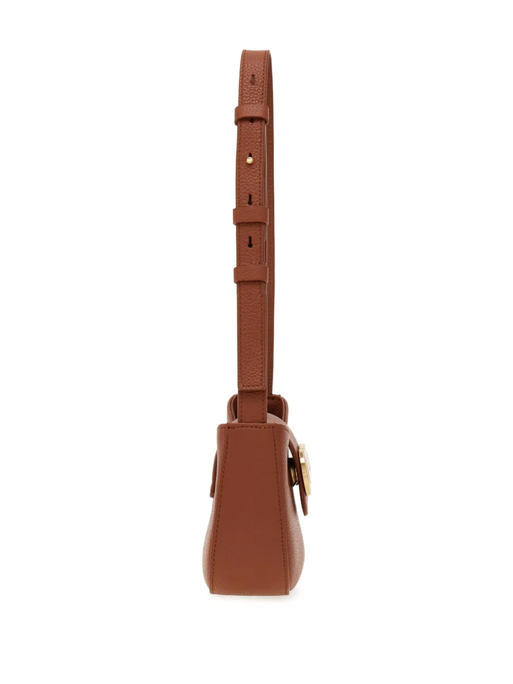 Ferragamo Double Gancini kleine tas Bruin