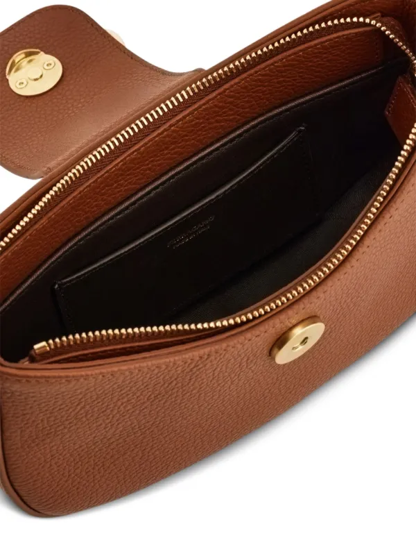 Ferragamo ダブルガンチーニ ショルダーバッグ | ブラウン | FARFETCH JP