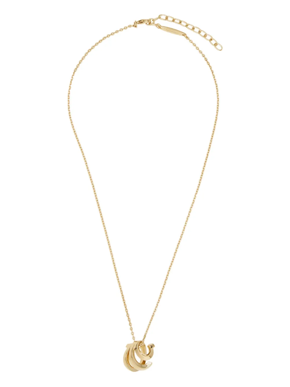 triple-gancini pendant necklace