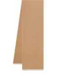 Ferragamo chevron-pattern fringed scarf - Neutrals