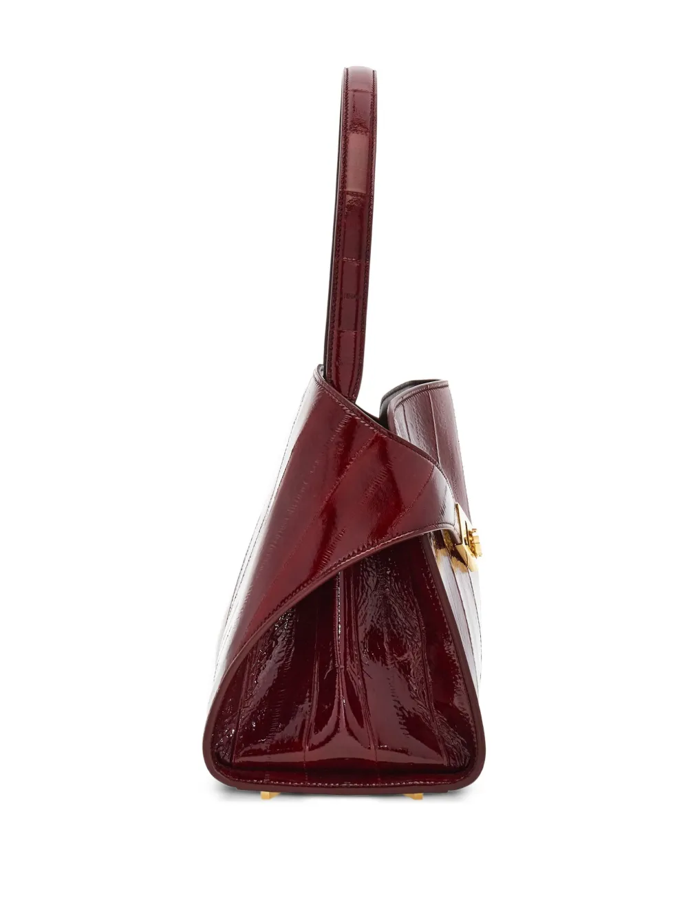 Ferragamo Hug medium schoudertas met hak Rood